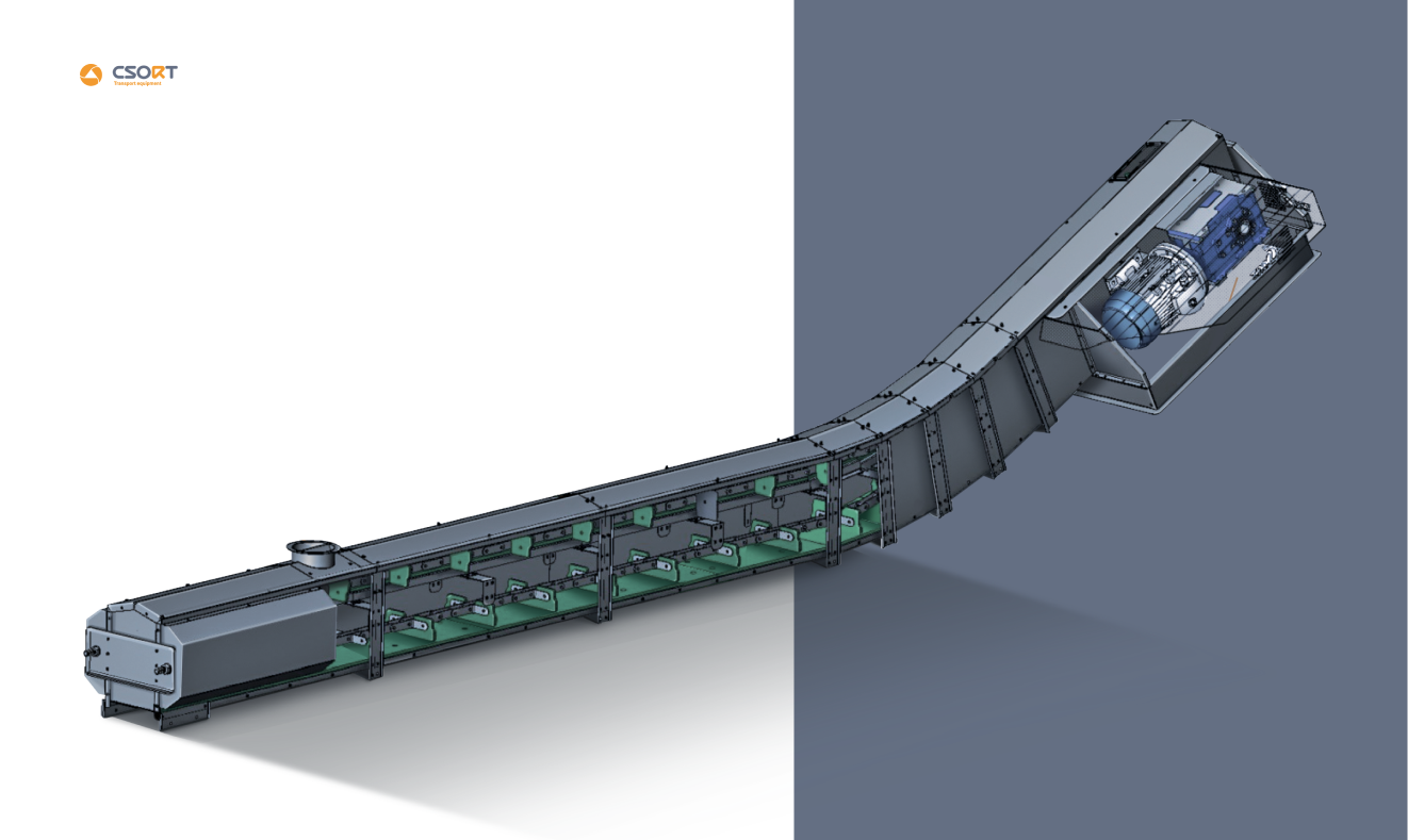 Скребковый транспорте