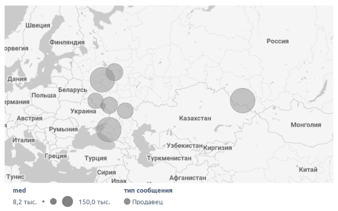 Сообщения на карте, амарант (март 2022 г.)