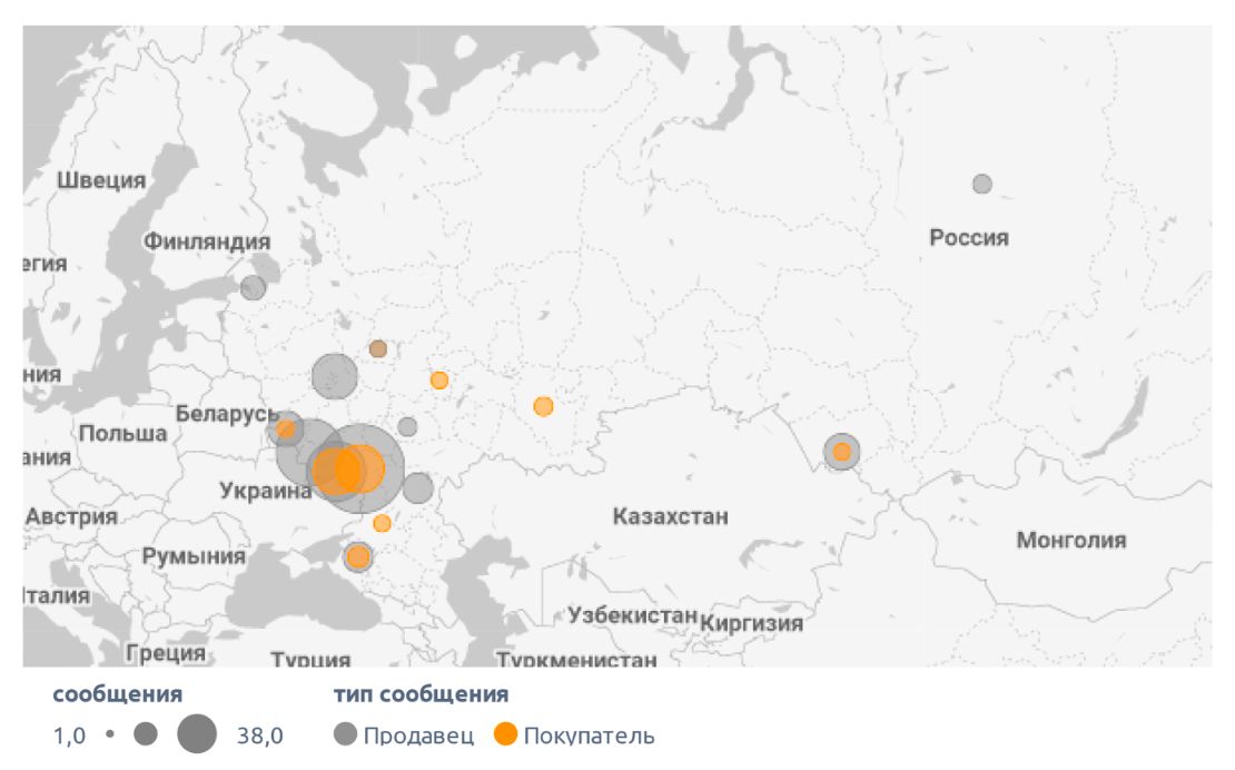 Сообщения на карте, амарант (март 2022 г.)