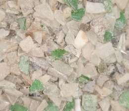 Стеклобой с включением керамики, металлов, камней (исходное)