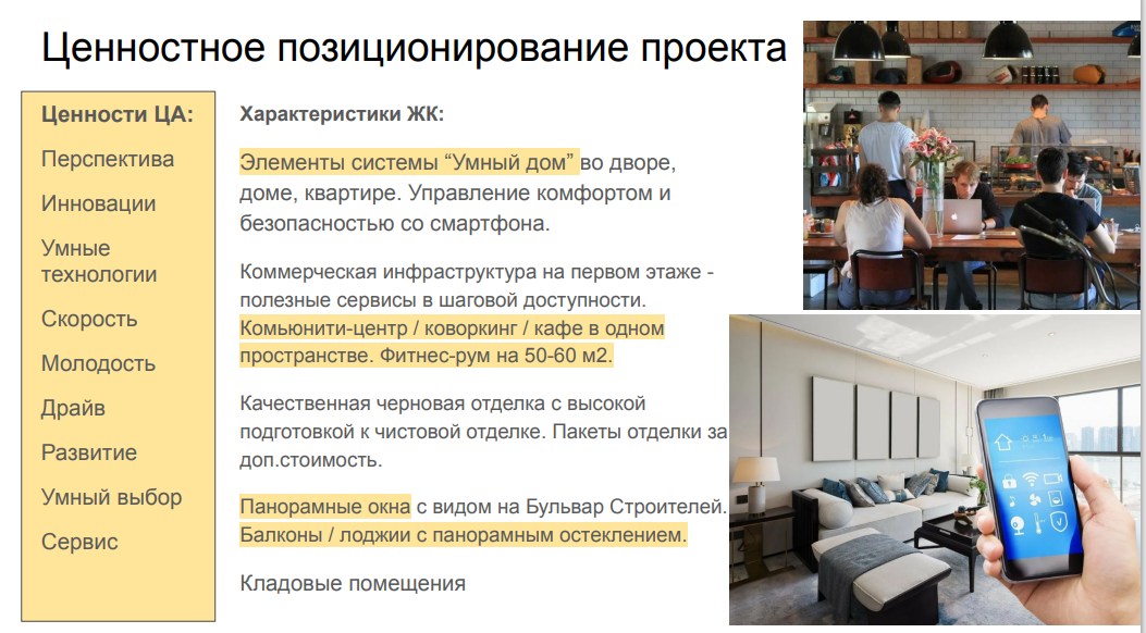 Разработка позиционирования проекта