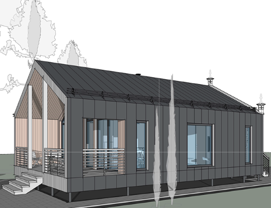 Barn House 6X8 / Барнхаус 6X8