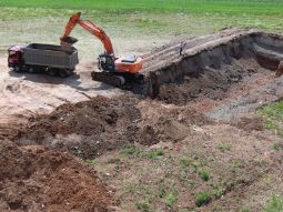 Разработка котлованов под фундамент