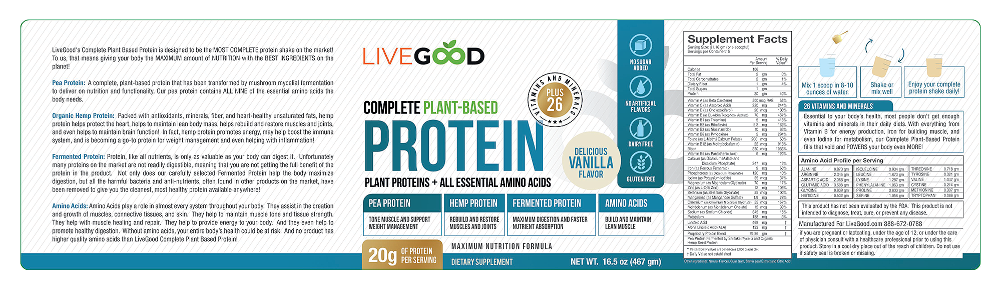 Complete Plant-Based Protein