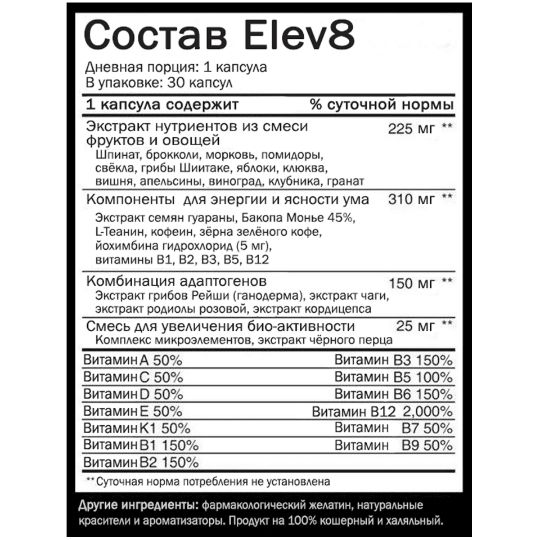 Состав ELEV8