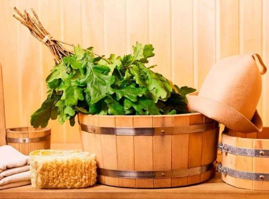 баня в отеле питре