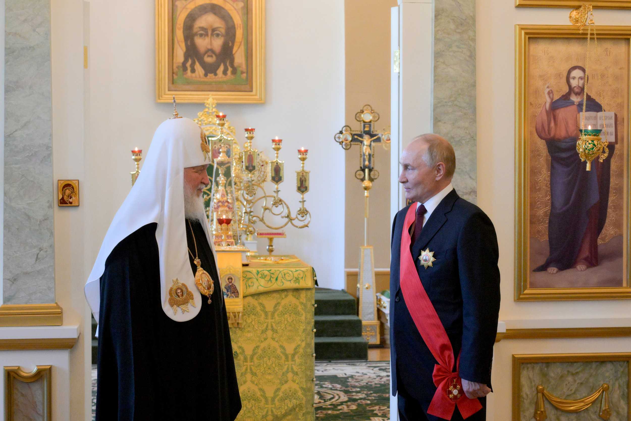 патриарх кирилл и владимир путин