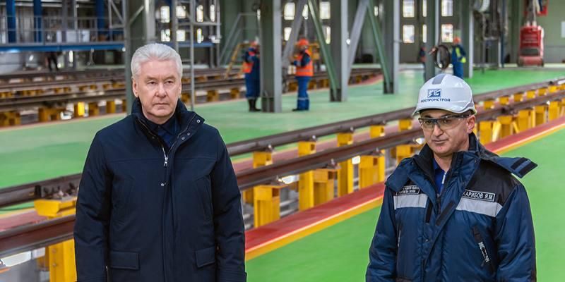 Сергей Собянин и Янис Карибов