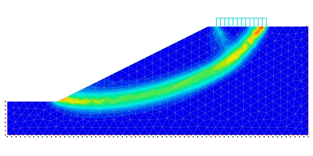 Расчёт устойчивости однородного откоса