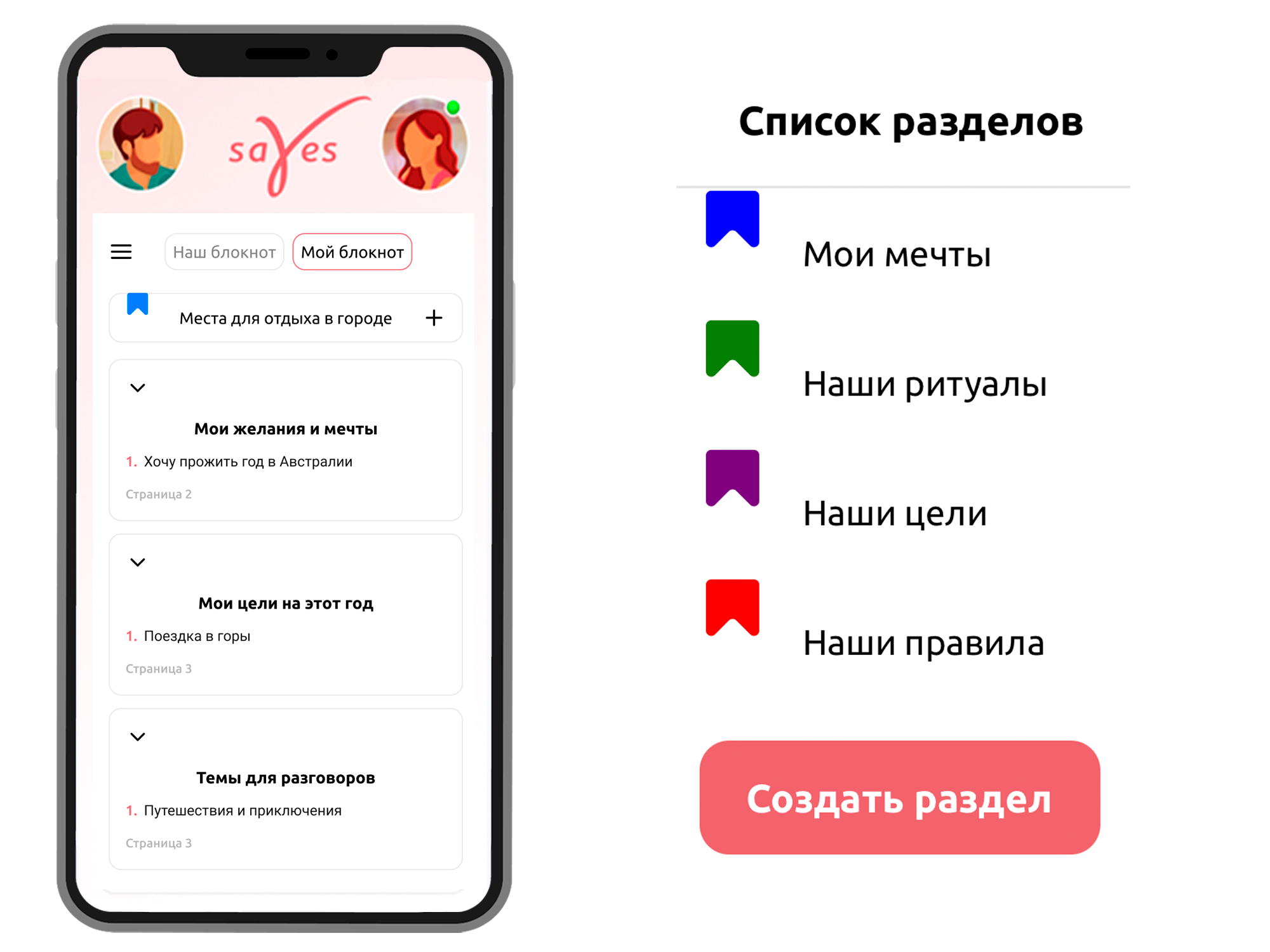 Приложение Sayes