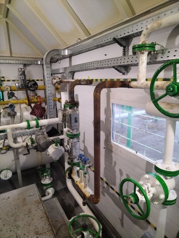 Многофазный влагомер ВМП.0704 установленный в АГЗУ