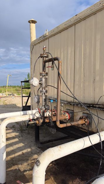 Многофазный влагомер Квалитет ВМП.0704 на АГЗУ Роснефть