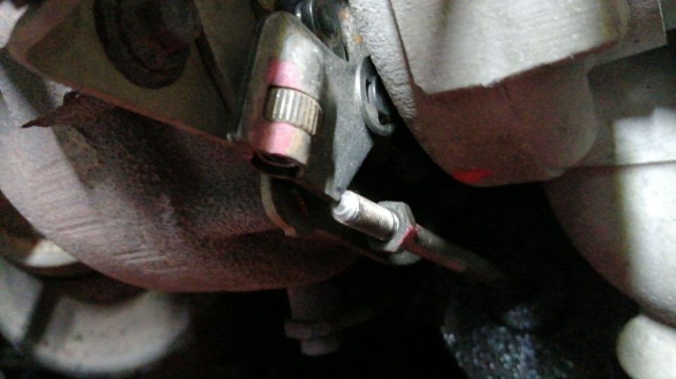 Угол потока выхлопных газов не регулировался