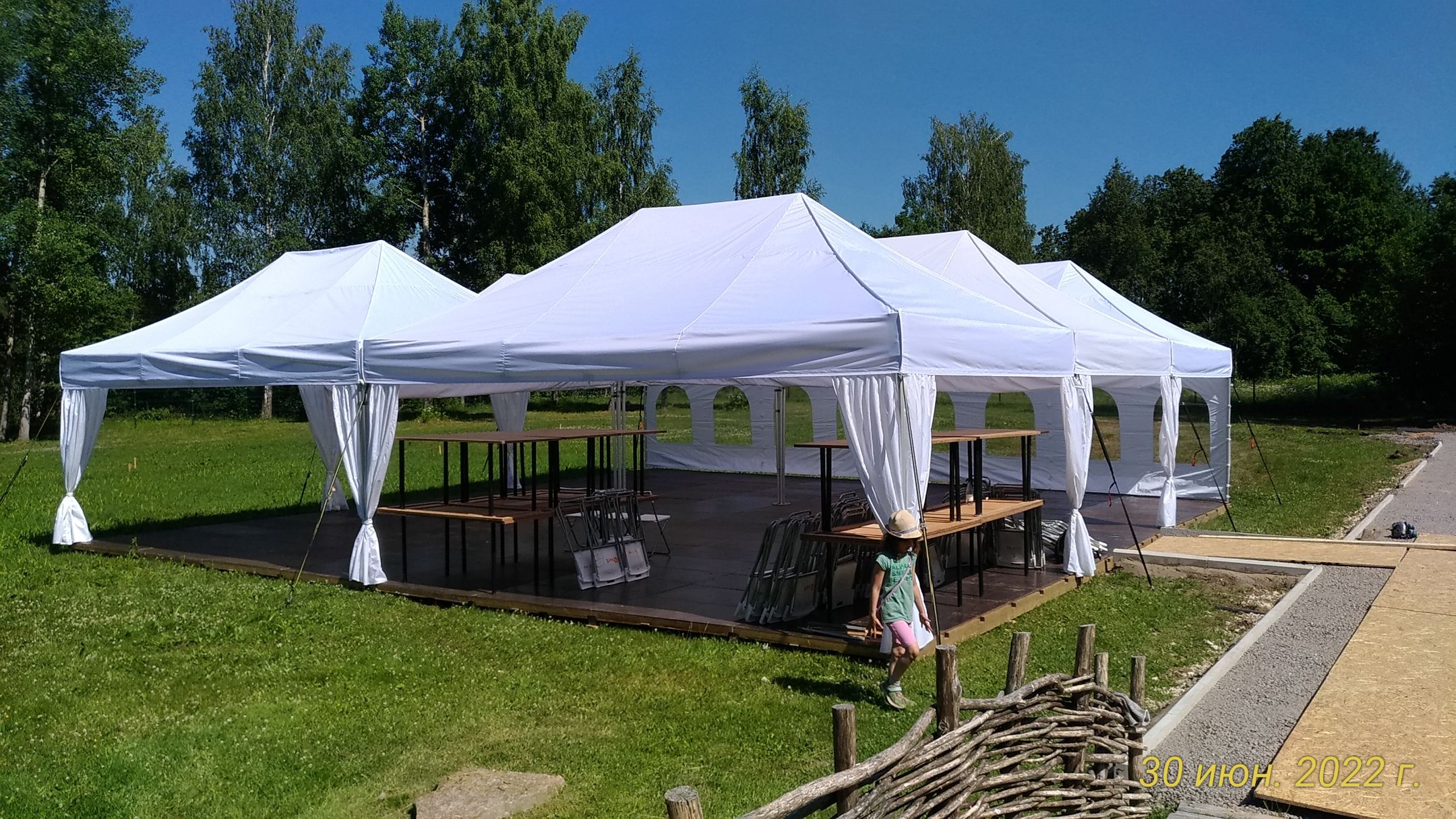 Аренда шатра 12х12