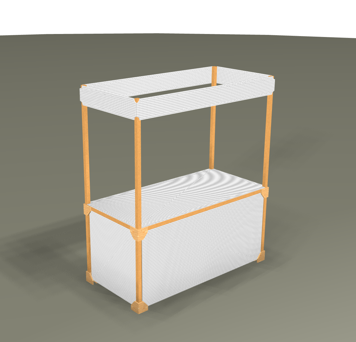 Аренда белого прилавка