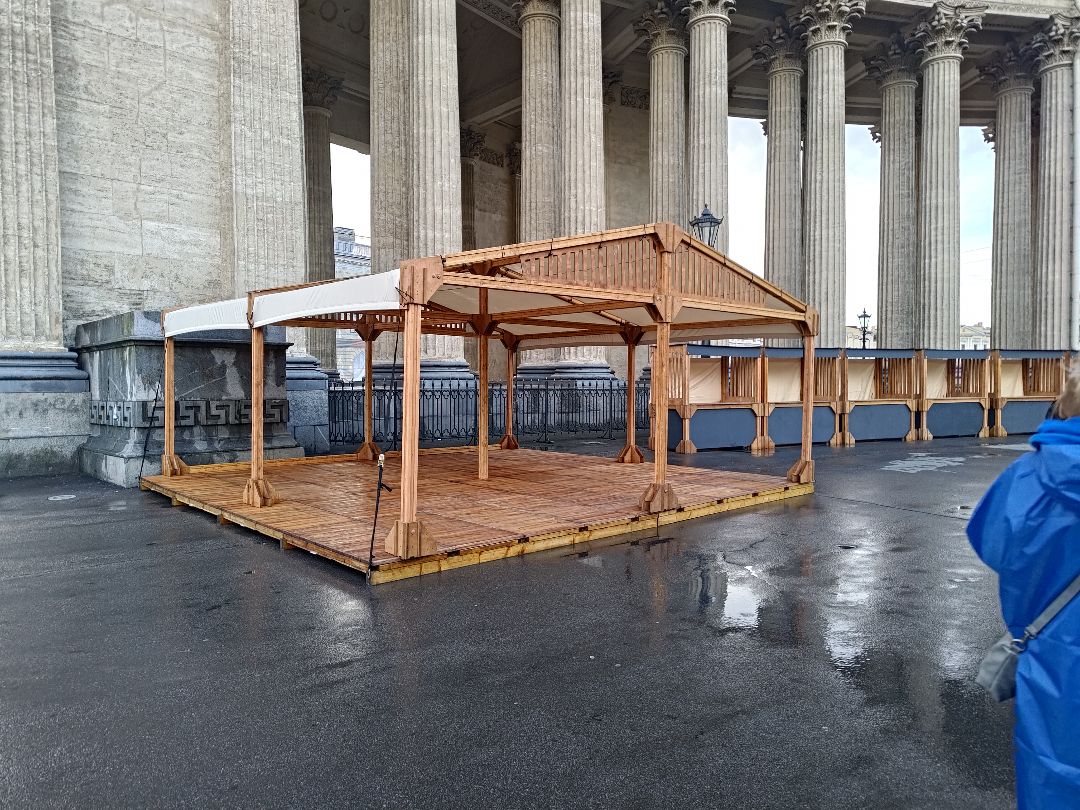 дервянный навес аренда