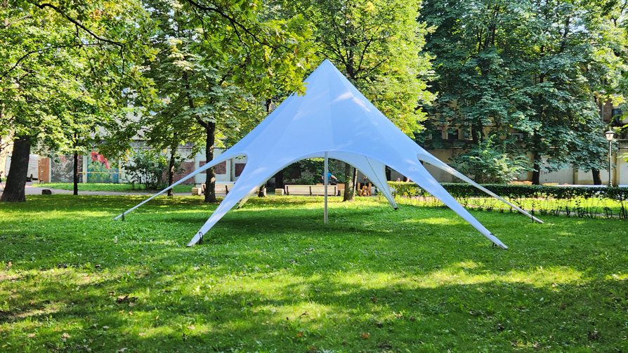 Аренда шатра Звезда 13м