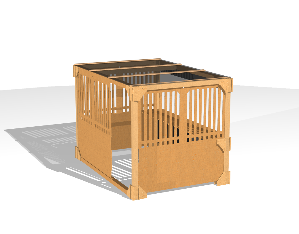 Аренда деревянного киоска LYALE 3х2 со стенами