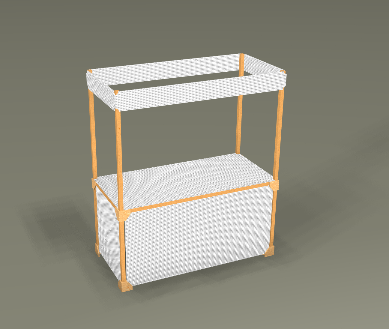 Аренда деревянного прилавка LYALE 2х1