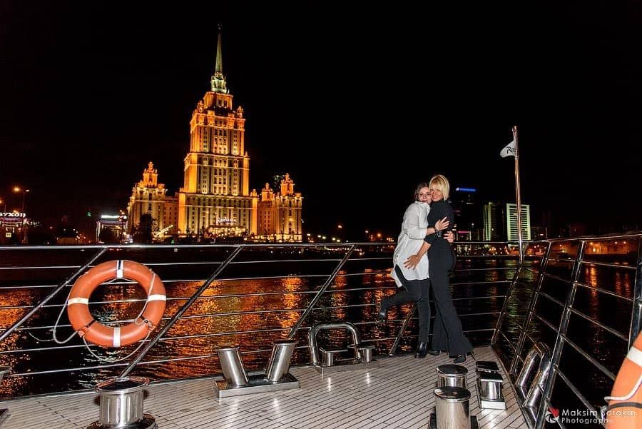 фотосъемка юбилея на теплоходе