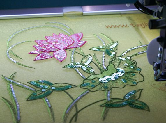 Тажима-Сервис: вышивка на органзе