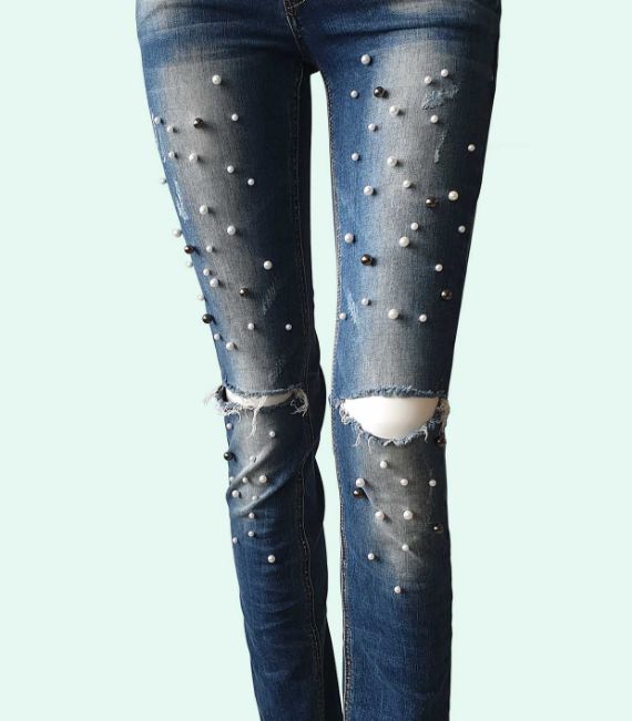 Тажима-Сервис: установка жемчуга на одежду