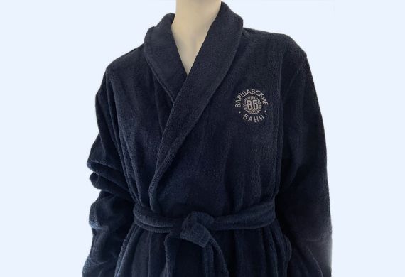 Тажима-Сервис: вышивка на банных халатах и колпаках