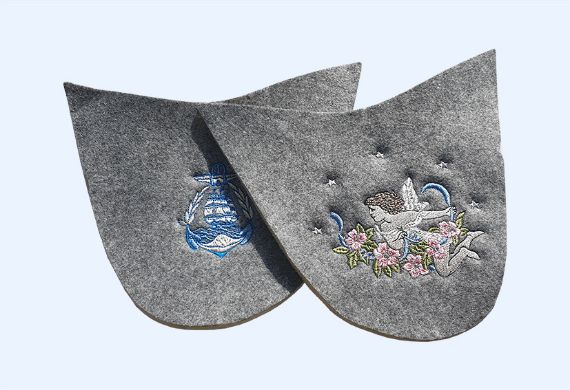 Тажима-Сервис: вышивка на тапочках
