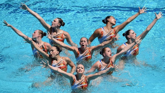 синхронное плавание