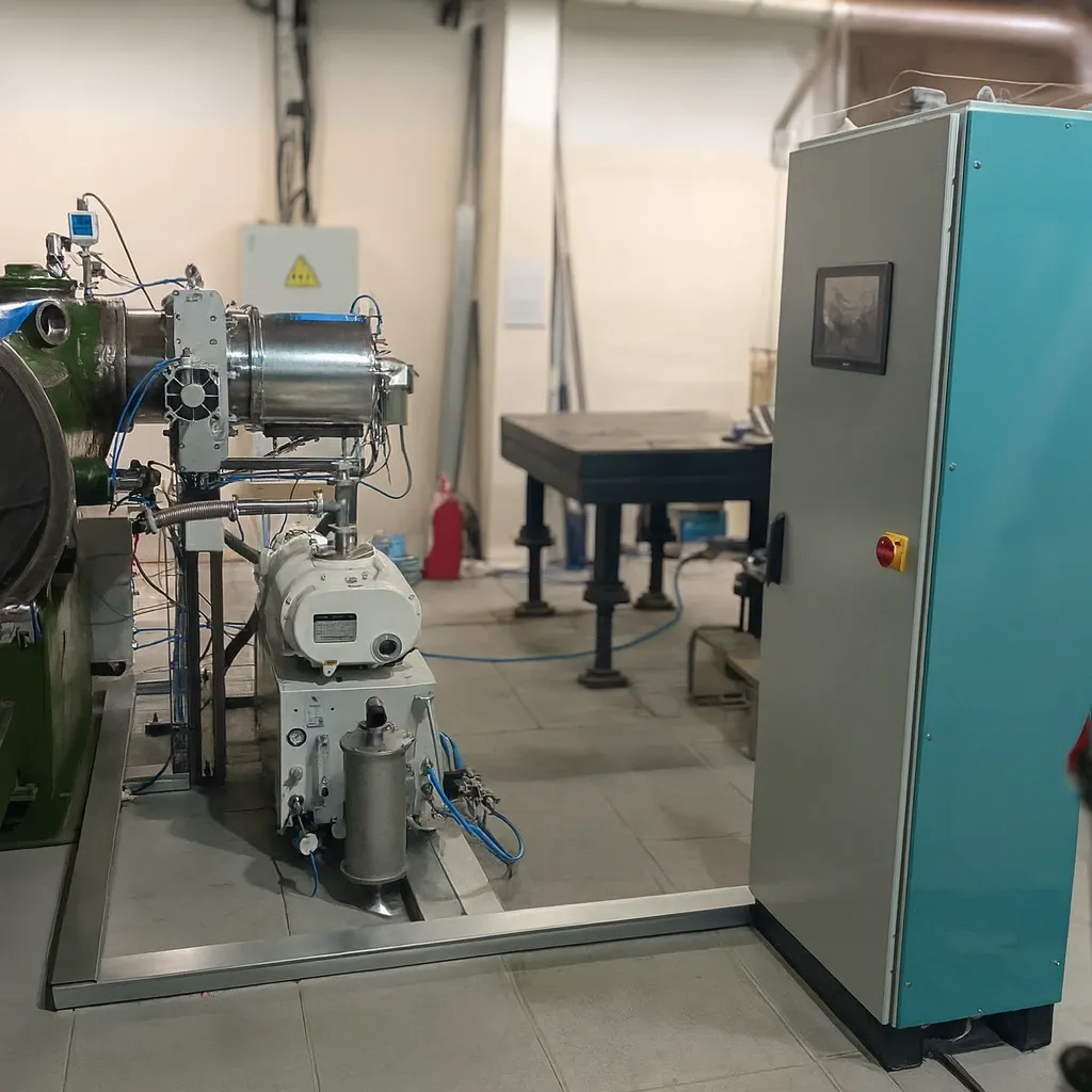 Модернизация вакуумной камеры — установка насосного оборудования и панели управления