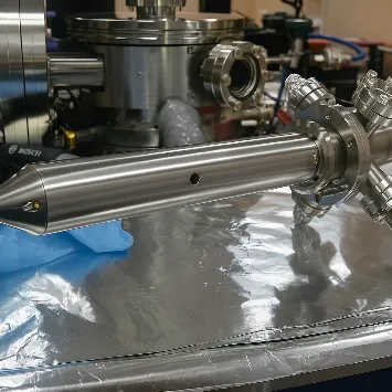 Ремонт установки ALD после разрыва выхлопного патрубка, доработка силовой схемы камеры