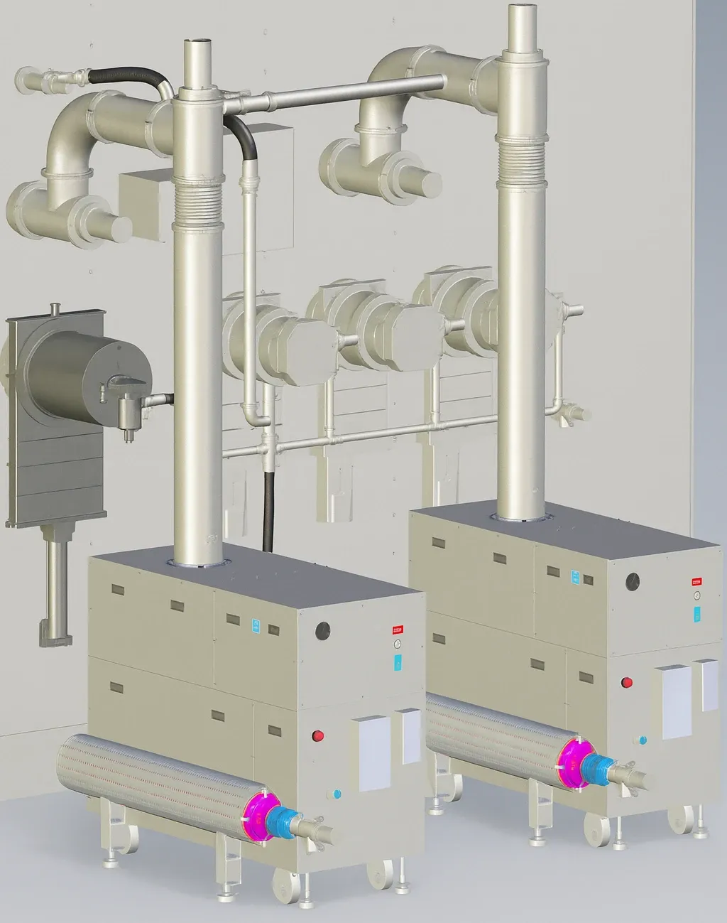 3D-модель исследовательской установки для высокотехнологичных применений