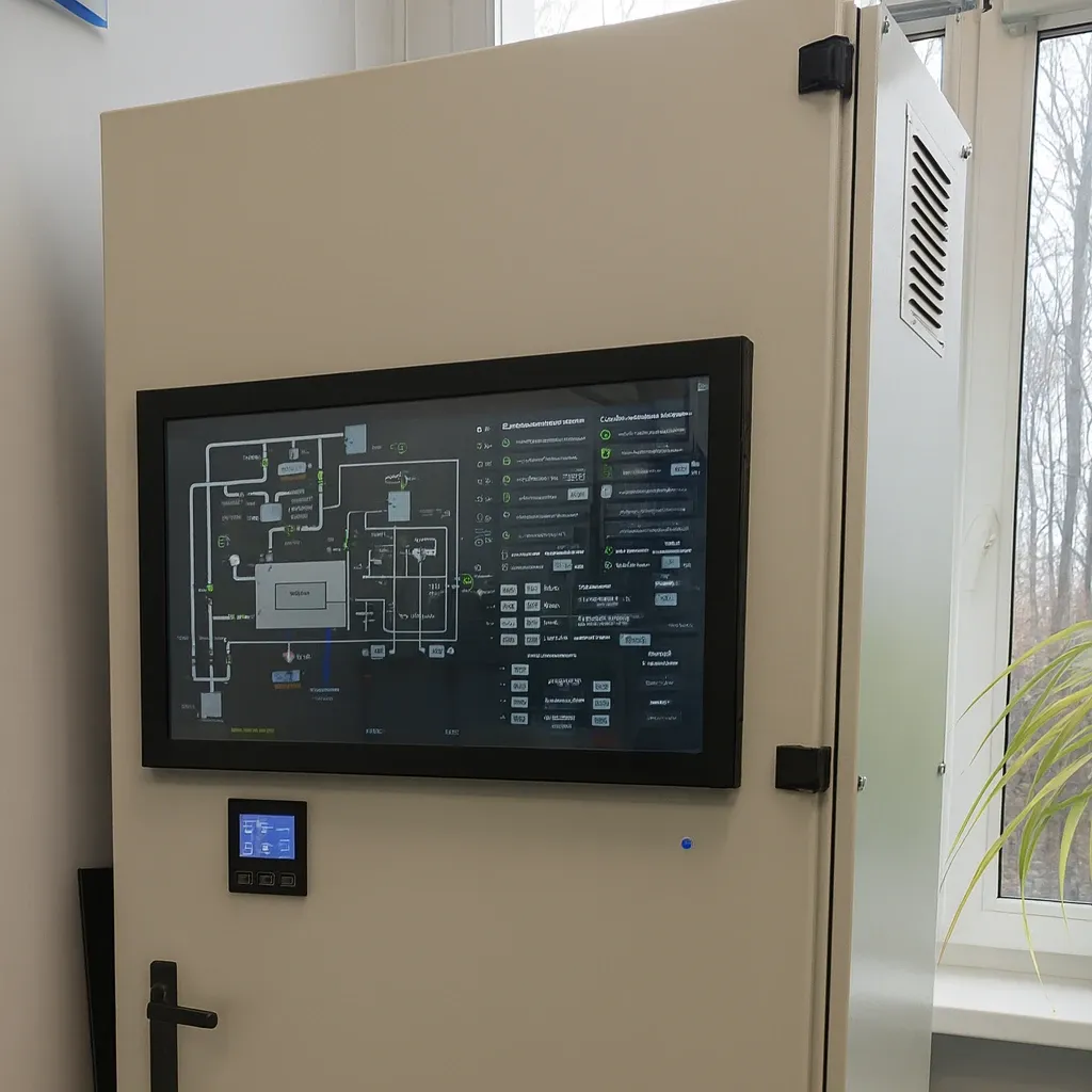 Автоматизированный стенд контроля герметичности с сенсорной панелью управления