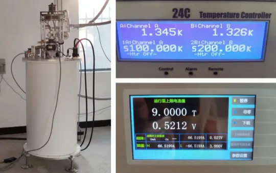 Сухой сверхпроводящий магнит CryoM с переменной температурой 9T