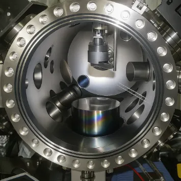 Открытая для доработки ростовая камера установки PLD