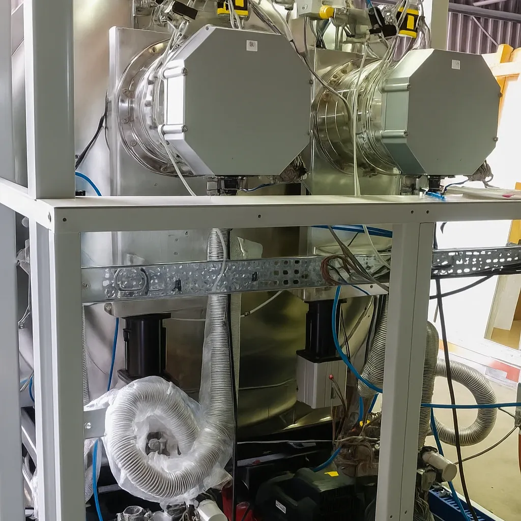Вакуумная система исследовательской установки для высокотехнологичных применений