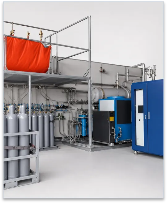 Система рекуперации и очистки неона Pride Cryogenics