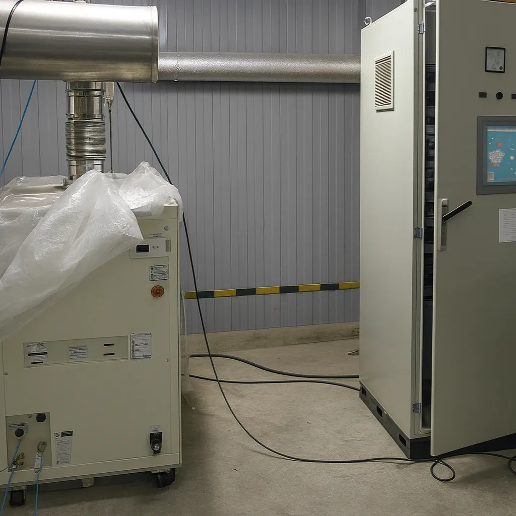 Контроль функционирования форвакуумной системы и стойки автоматики