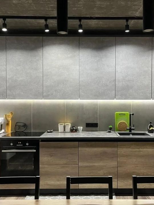 Мебель в Кухню под заказ. Работаем по индивидуальным размерам. Дизайн проект, производство и монтаж под ключ, в Октябрьском, Башкортостан. МФ "Авангард"