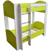 Кровать двухместная с бортиками, на опорах из лдсп в Октябрьском под заказ.