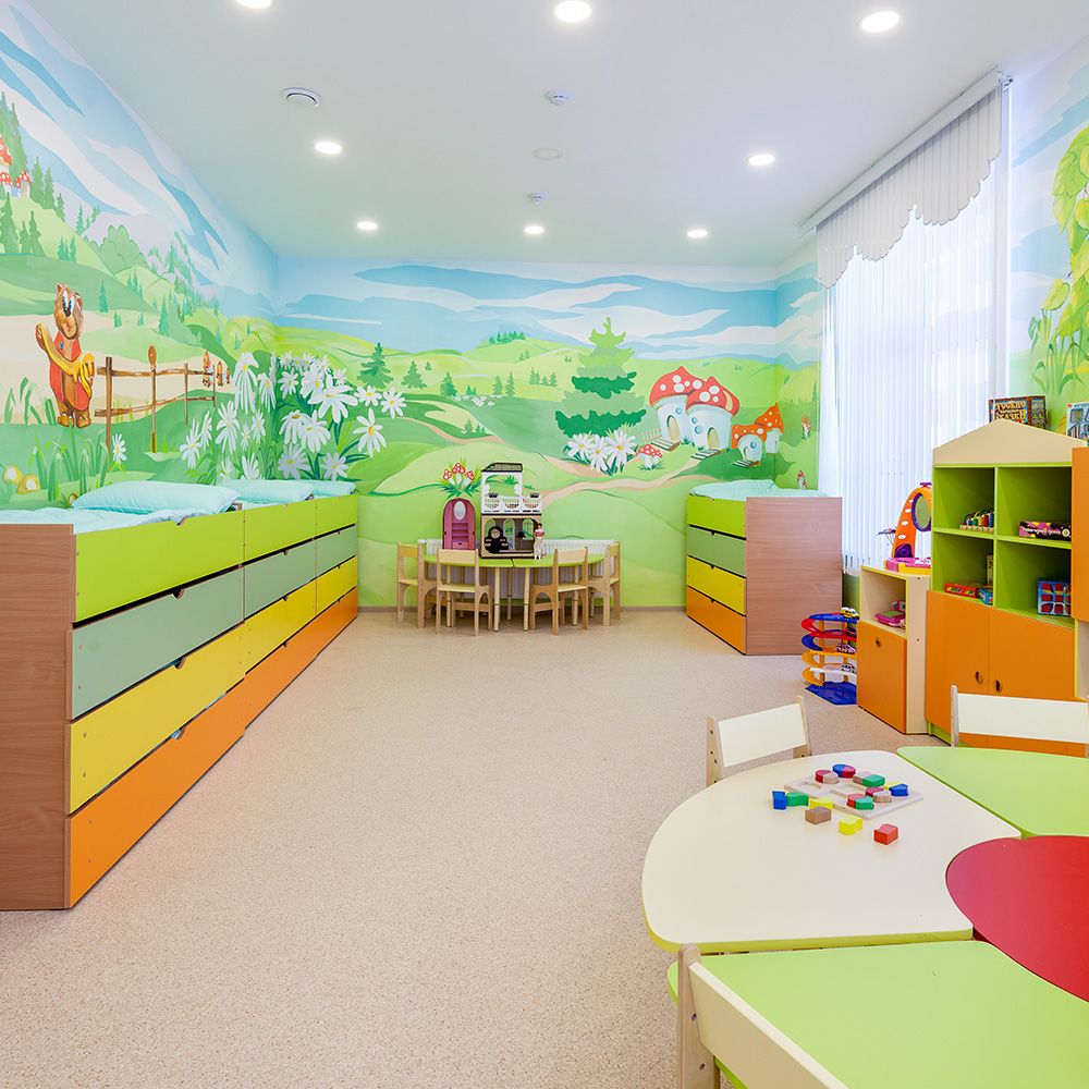 Мебель для спальных расположений детских садов.