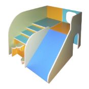 Угловой детский игровой комплекс в детский сад из лдсп от МФ Авангард под заказ в Октябрьском.