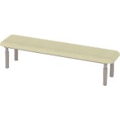 Скамья детская для раздевалок на регулируемых ножках