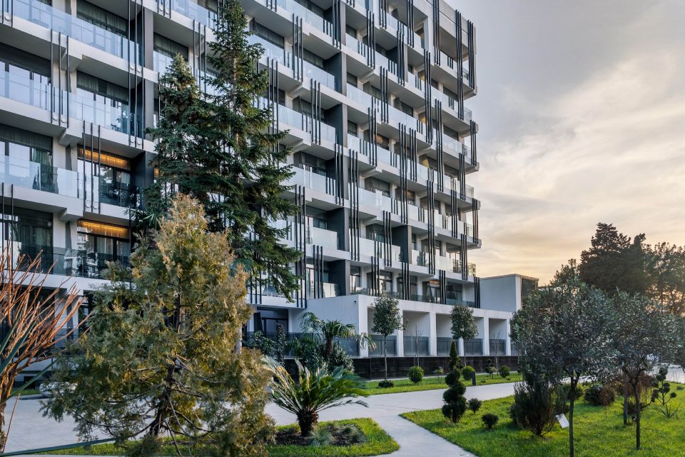 фасад отеля моне