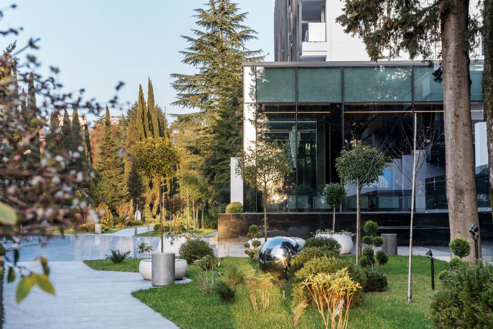 парковая зона отеля