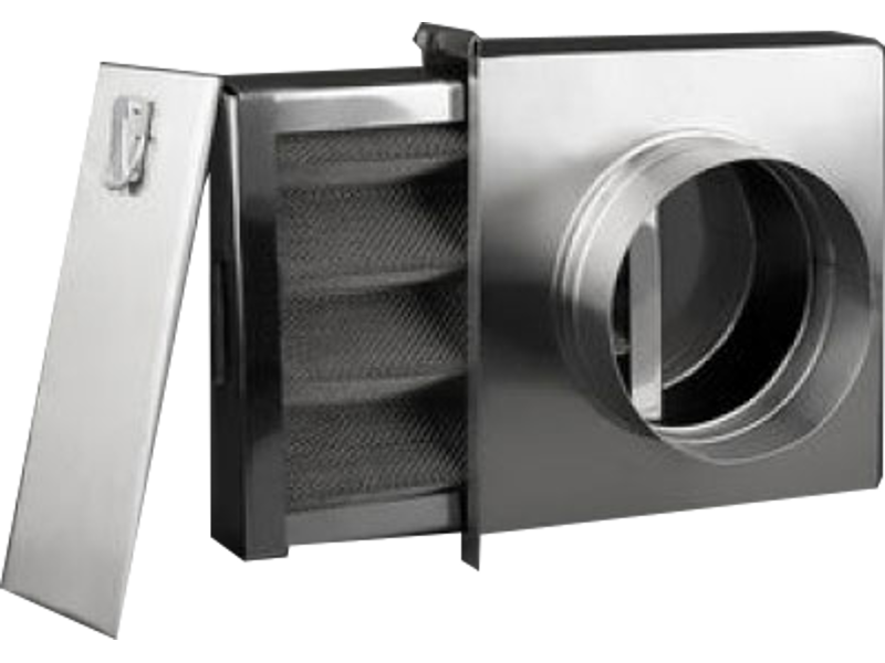 Зонт пристенный вытяжной Тип 2 с жироулавливающими фильтрами и светильниками