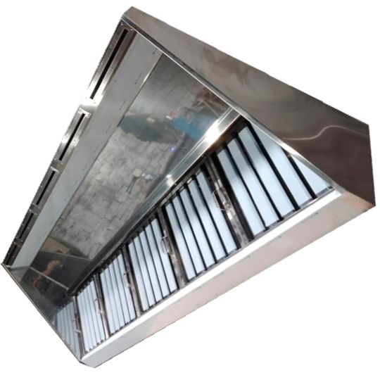 Пристенный приточно-вытяжной зонт для кафе