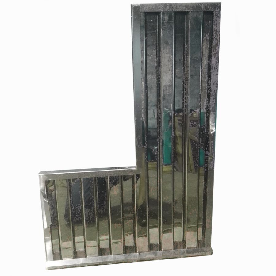 Фильтр лабиринтный жироулавливающий ФЛЖ для местных вентиляционных отсосов нестандартной формы