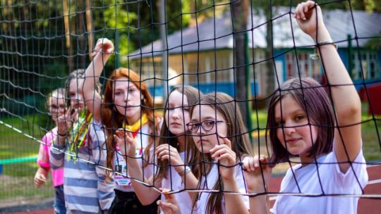 Дети в лагере