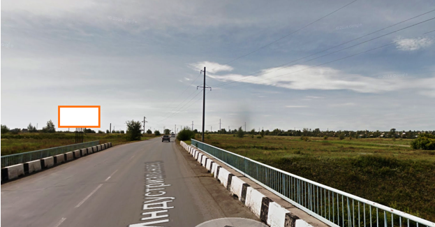 Индустриальное ш. (район моста) по направлению в центр города